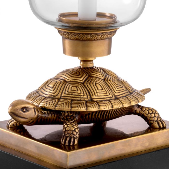 Hurricane Tortoise vintage brass finish