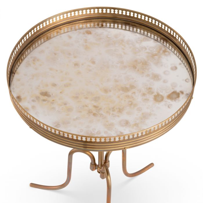 Side Table Classico antique mirror glass
