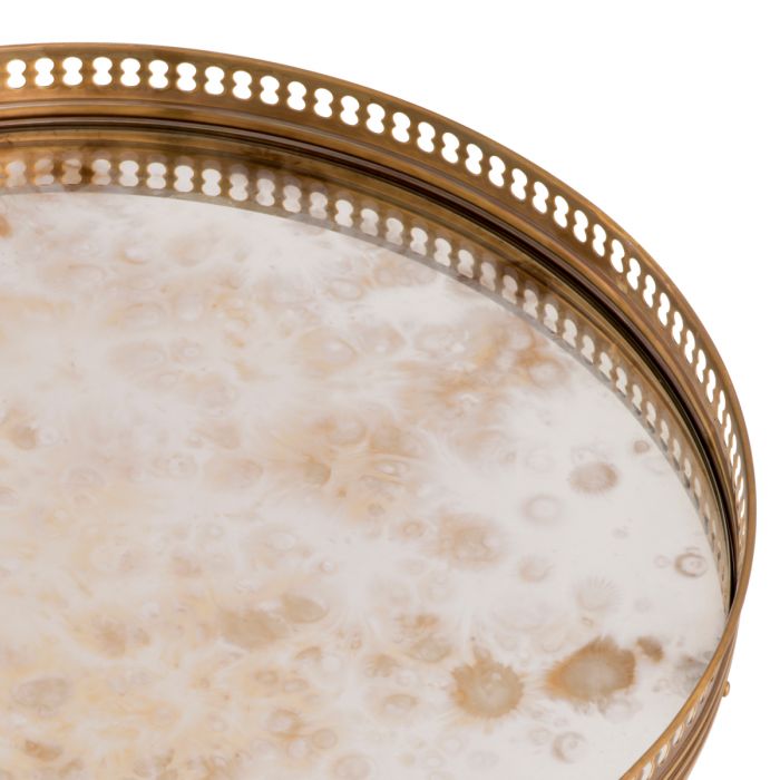 Side Table Classico antique mirror glass