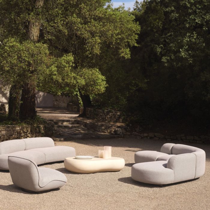 Outdoor Sofa Björn L mauritius light grey