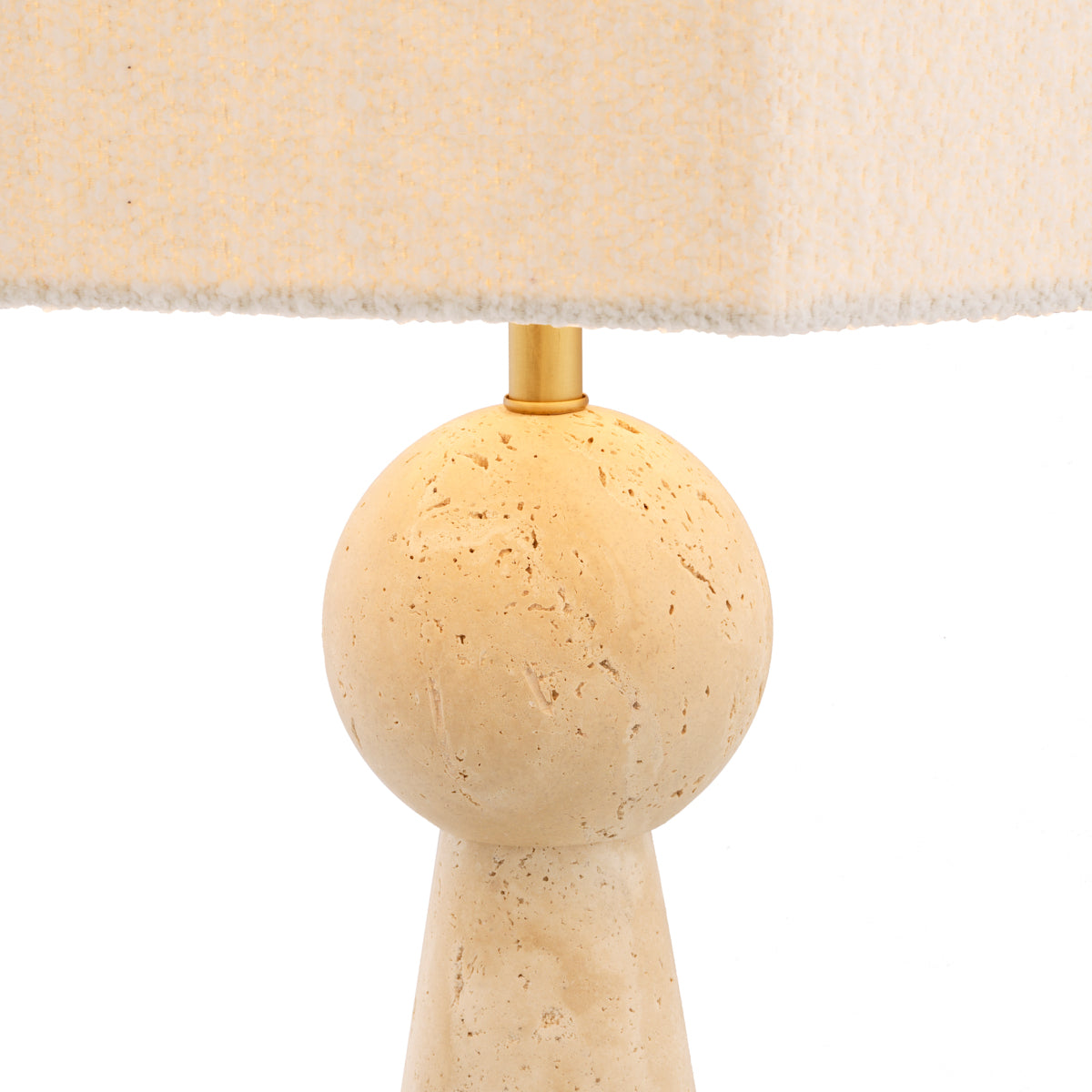 Travertine Table Lamp Novak | Eichholtzmh.com