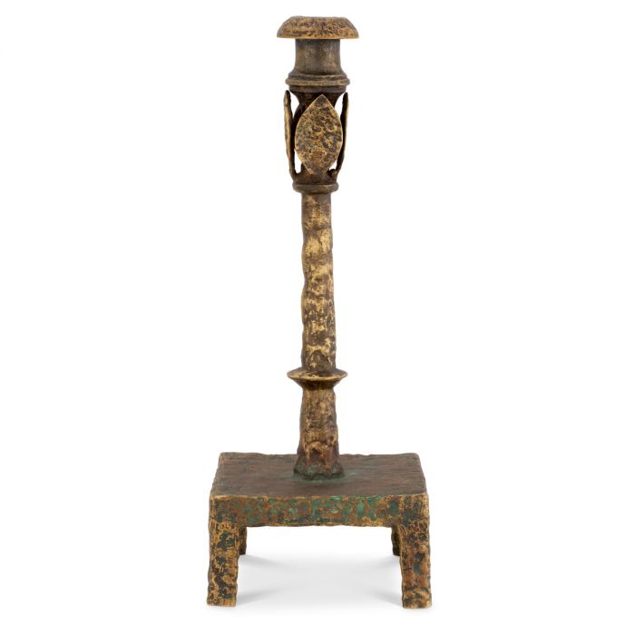 Candle Holder Santoro S vintage brass finish