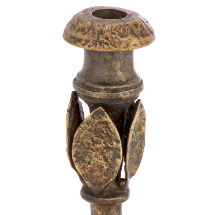 Candle Holder Santoro S vintage brass finish
