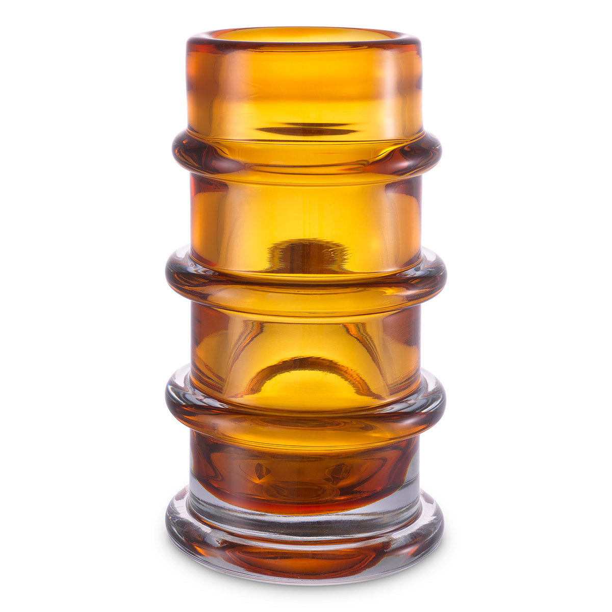 Amber Hand-Blown Glass Vase Bloom | Eichholtzmh.com