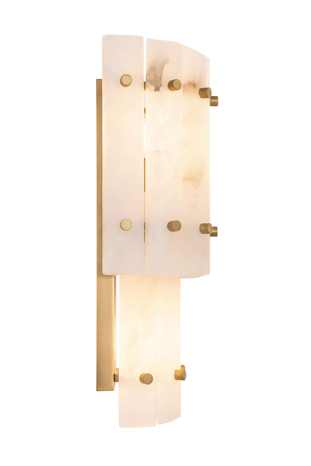 Semi-Circular Wall Lamp Double Blason