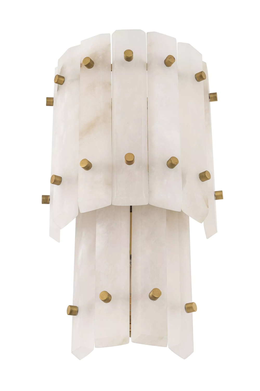 Semi-Circular Wall Lamp Double Blason