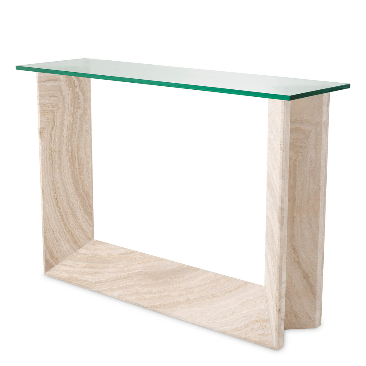 Travertine Console Table Fortuna | Eichholtzmh.com