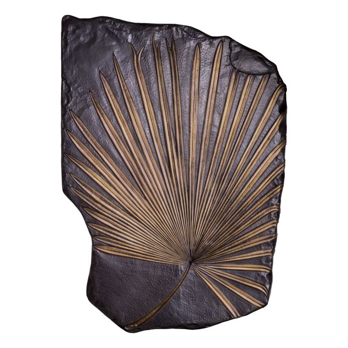 Wall Object Palma bronze finish