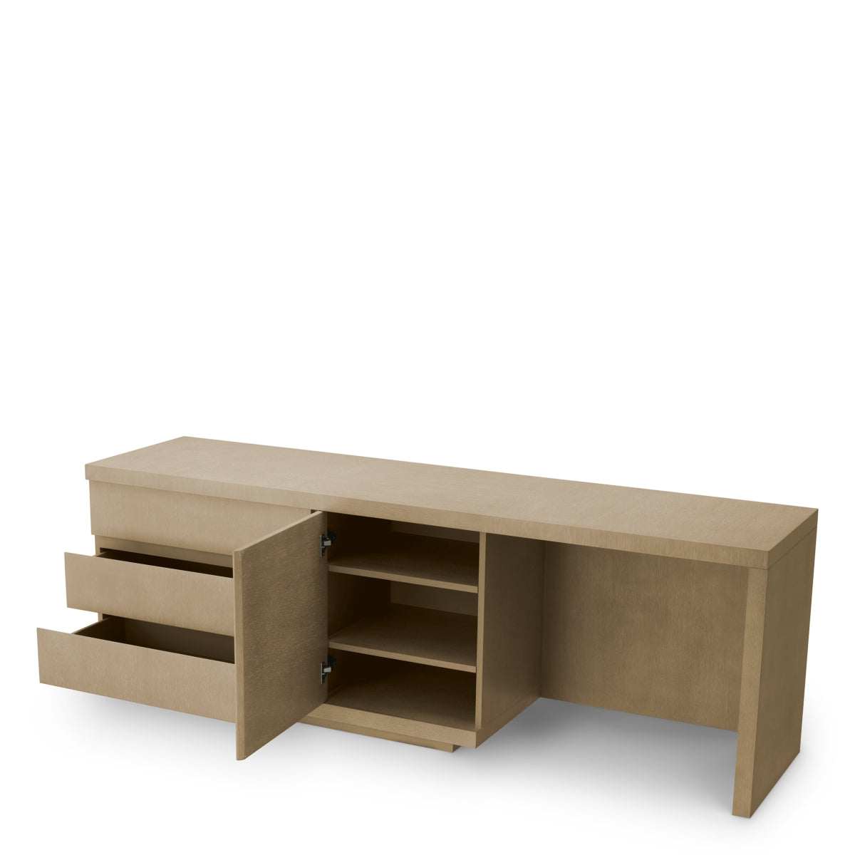 Contemporary Oak Desk Crossby | Eichholtzmh.com