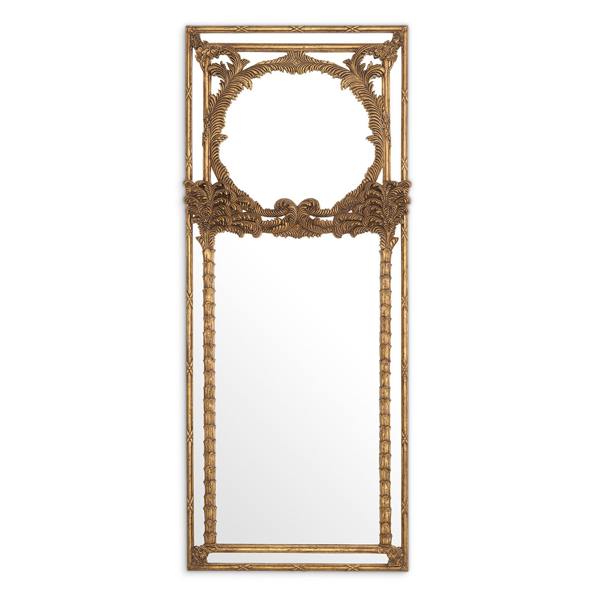 Hand-Carved Mahogany Mirror Le Royal | Eichholtzmh.com