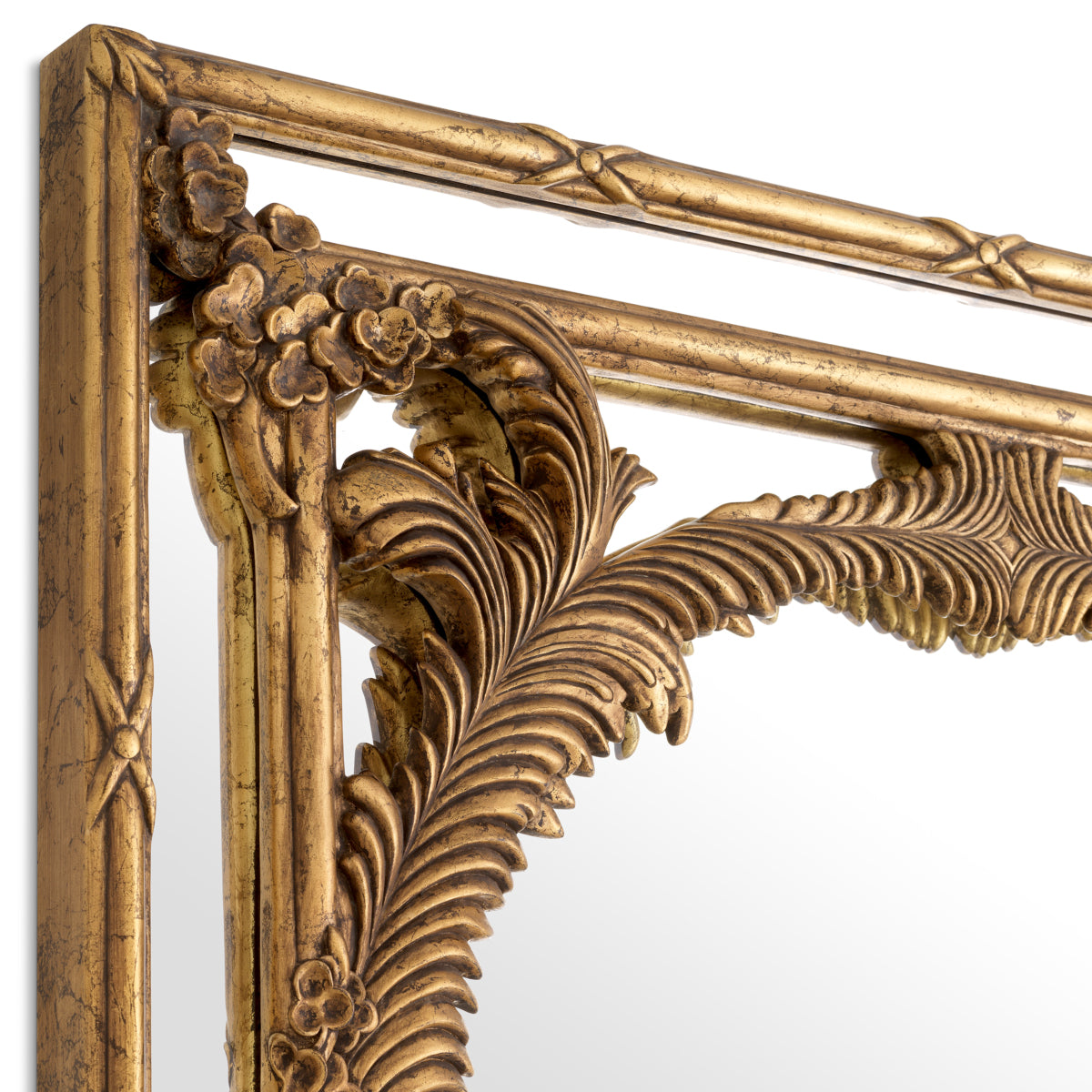 Hand-Carved Mahogany Mirror Le Royal | Eichholtzmh.com