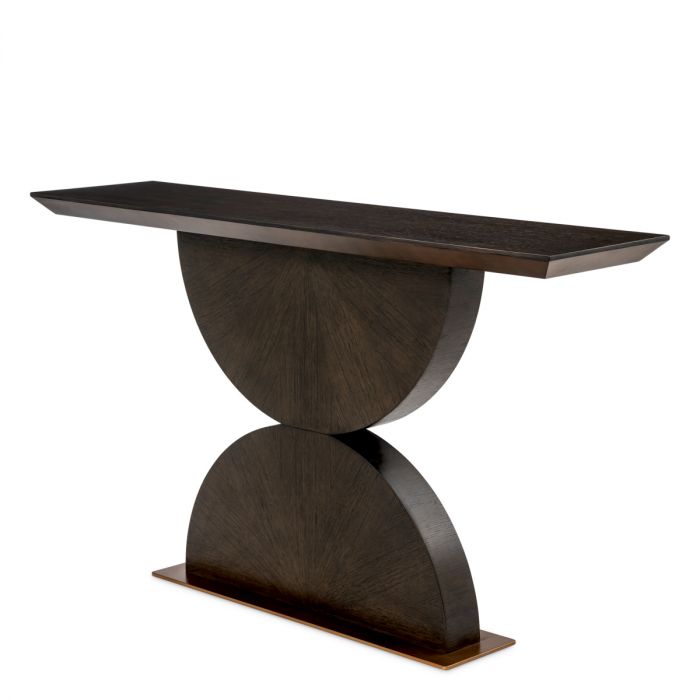 Console Table Spring mocha oak veneer