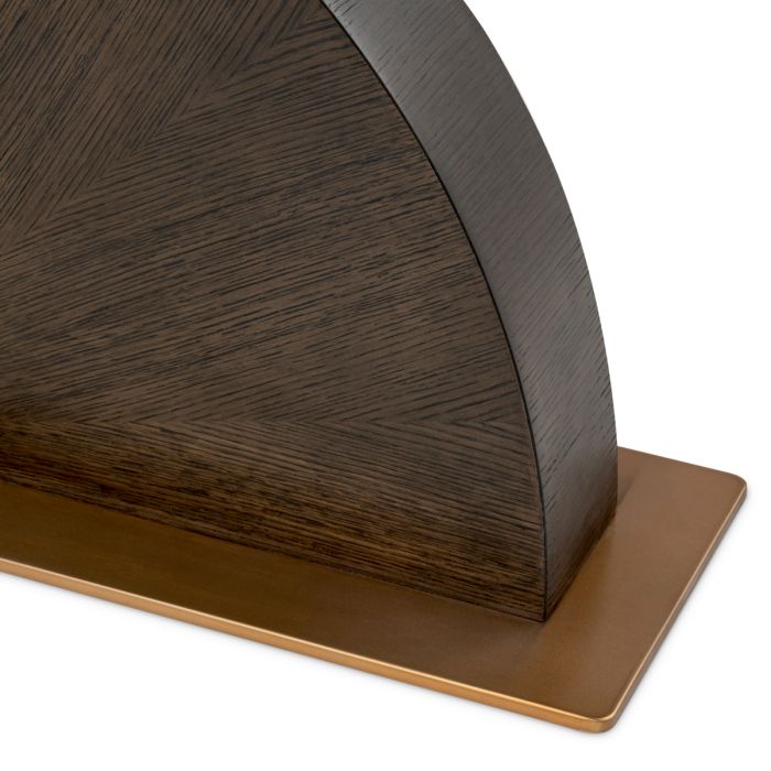 Console Table Spring mocha oak veneer