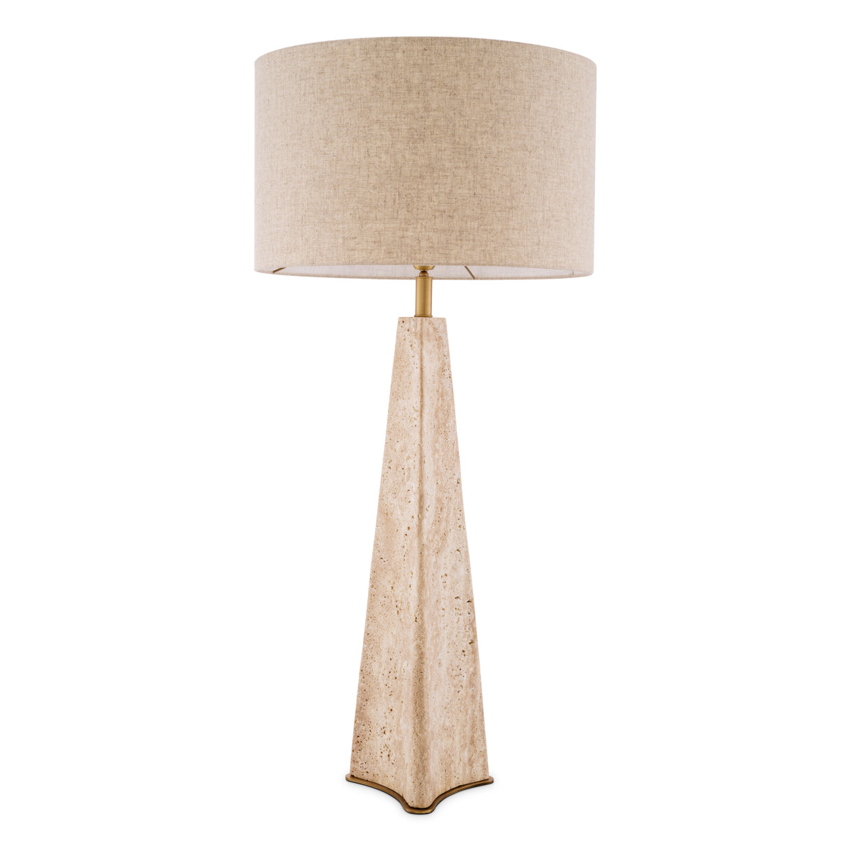 Travertine Table Lamp Benson | Eichholtzmh.com