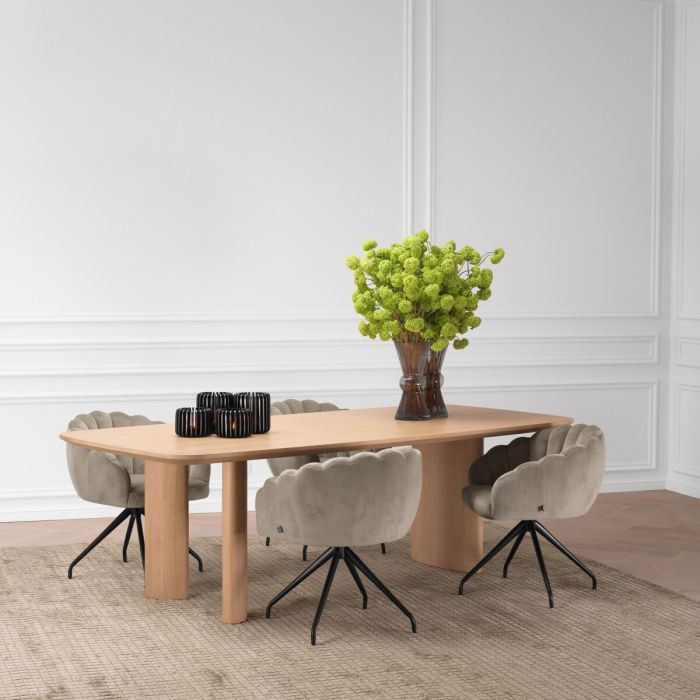 Dining Table Harmonie S natural oak veneer