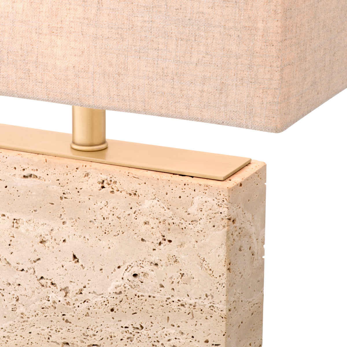 Travertine Table Lamp S Newton | Eichholtzmh.com