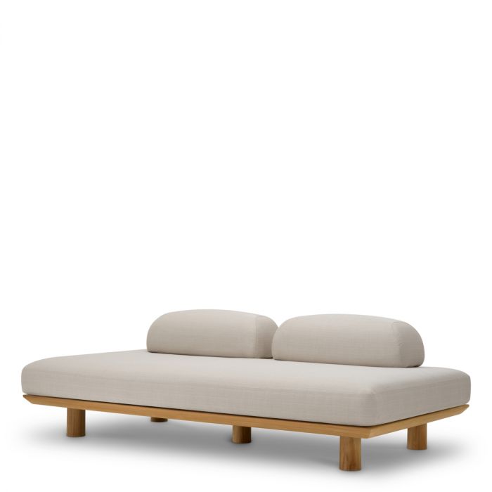 Outdoor Sofa Nomade natural teak lucio sand