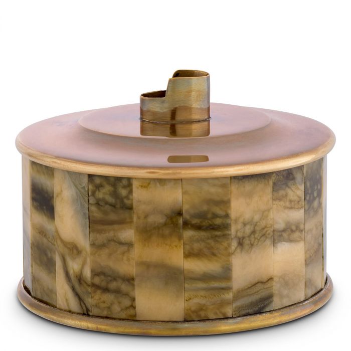 Lighter holder Bonham vintage brass finish