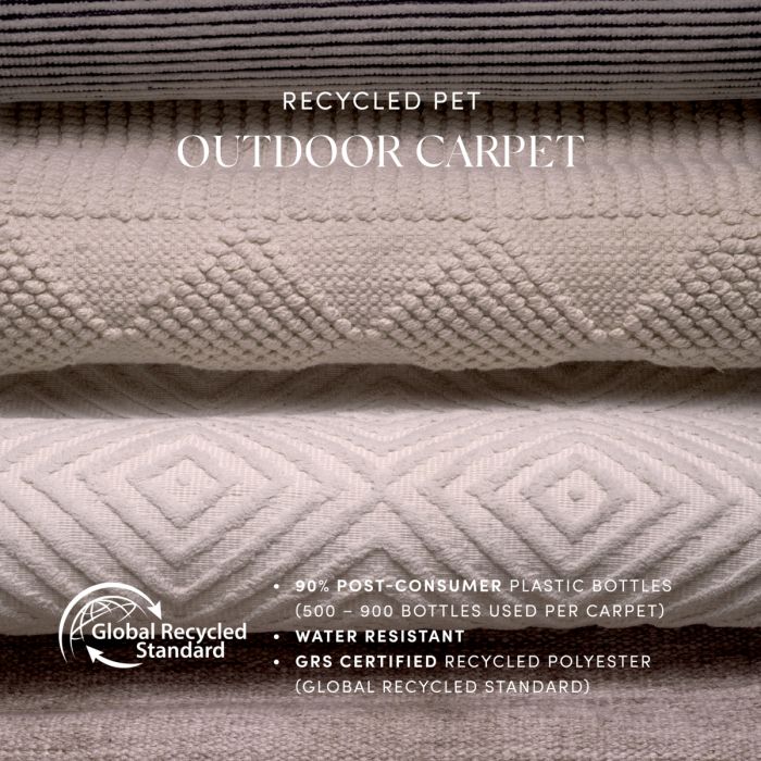 Outdoor Rug Romari beige 300 x 400 cm