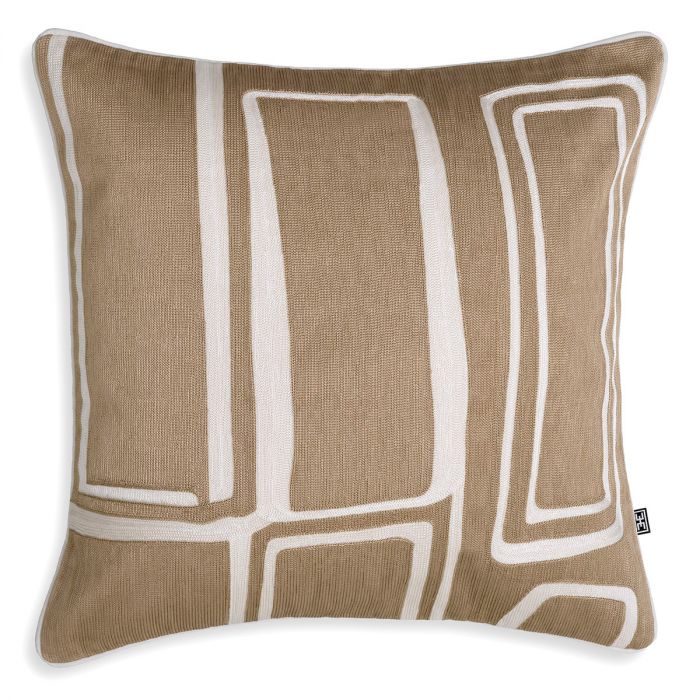 Cushion Ribeira beige white