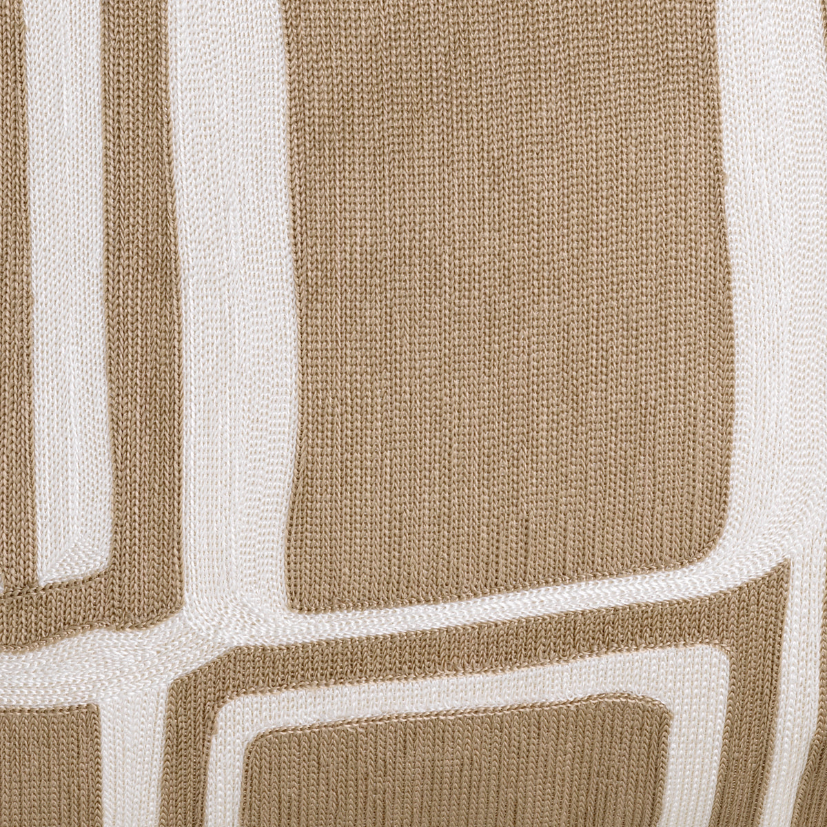 Beige Geometric Pattern Cushion Ribeira