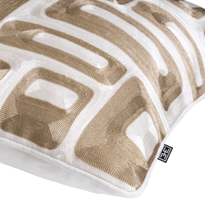 Cushion Cerva beige white