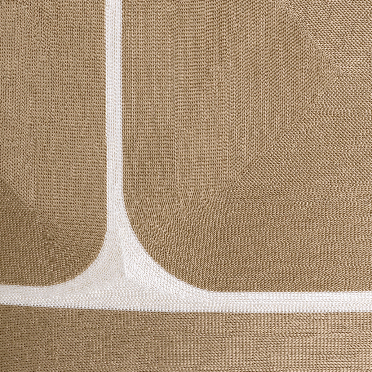 Beige Geometric Pattern Cushion Sabrosa