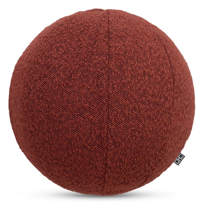 Cushion Palla L bouclé rouge