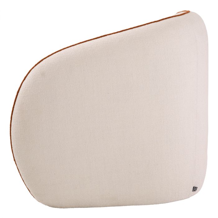 Chair San Marino Right sarra off-white tressa orange