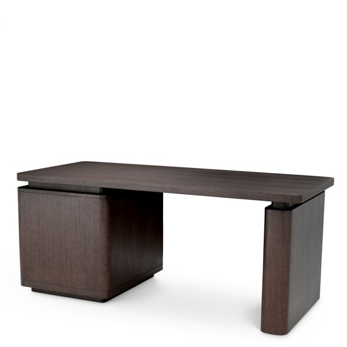 Desk Modesto mocha oak veneer