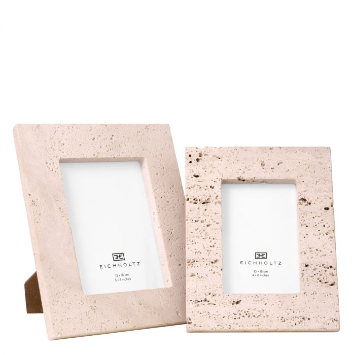 Picture frame Casale L travertine set of 4