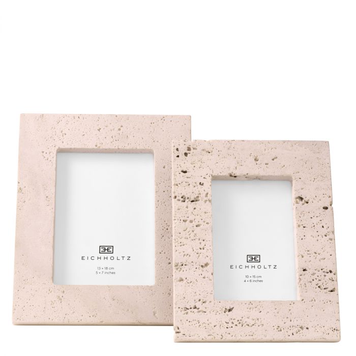 Picture frame Casale L travertine set of 4