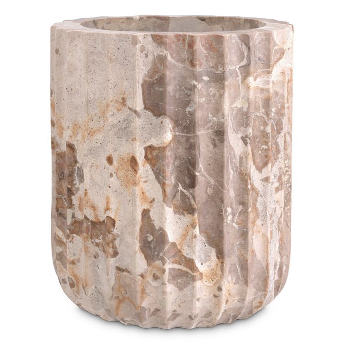 Vase Nava brown marble