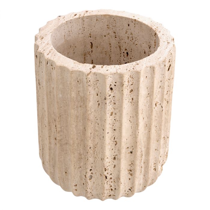 Vase Nava travertine