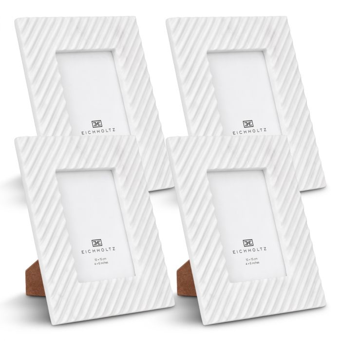 Picture frame Casale S white marble set of 4