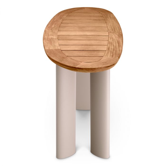 Outdoor Console Table Free Form natural teak