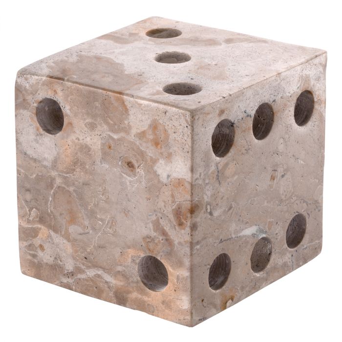 Desk Accessory Visa brown marble set of 2