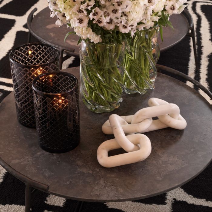 Object Salda white marble