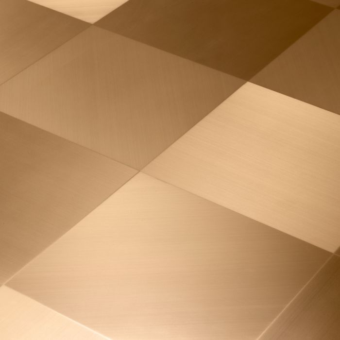 Coffee Table Laporte brushed brass finish