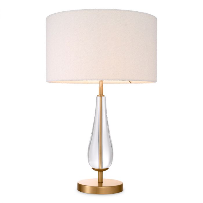 Table Lamp Stilla antique brass finish incl shade