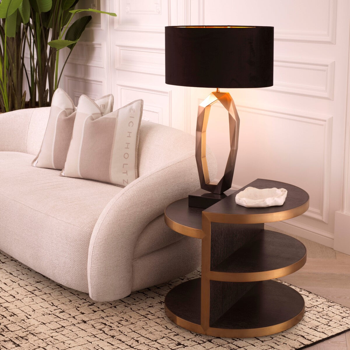 Black Oak Side Table Nilo | Eichholtzmh.com