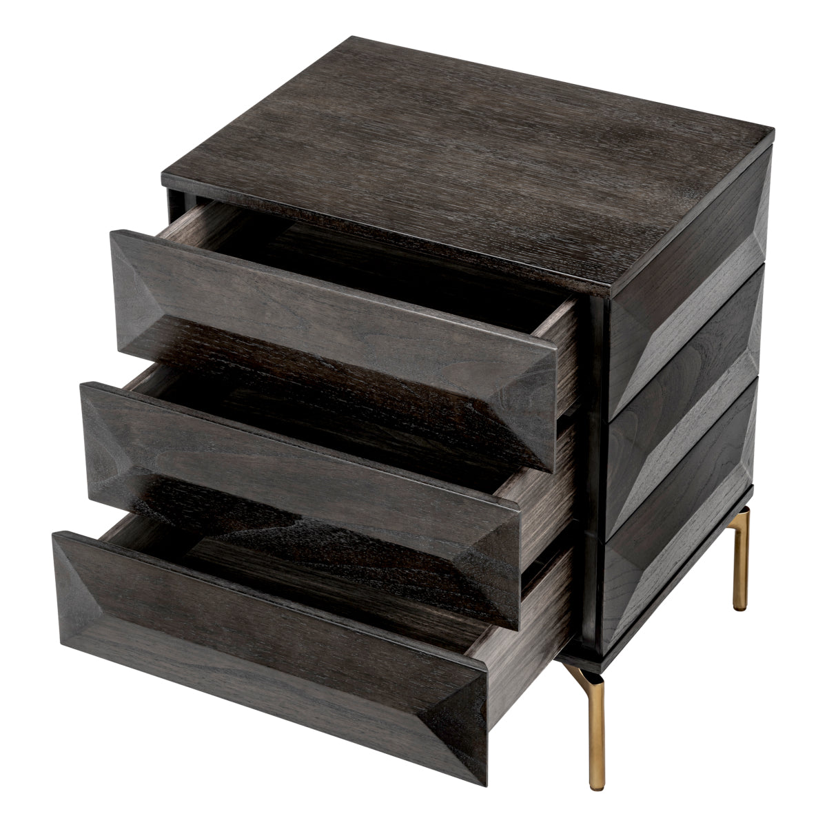 Oak Veneer Nightstand Denver | Eichholtzmh.com
