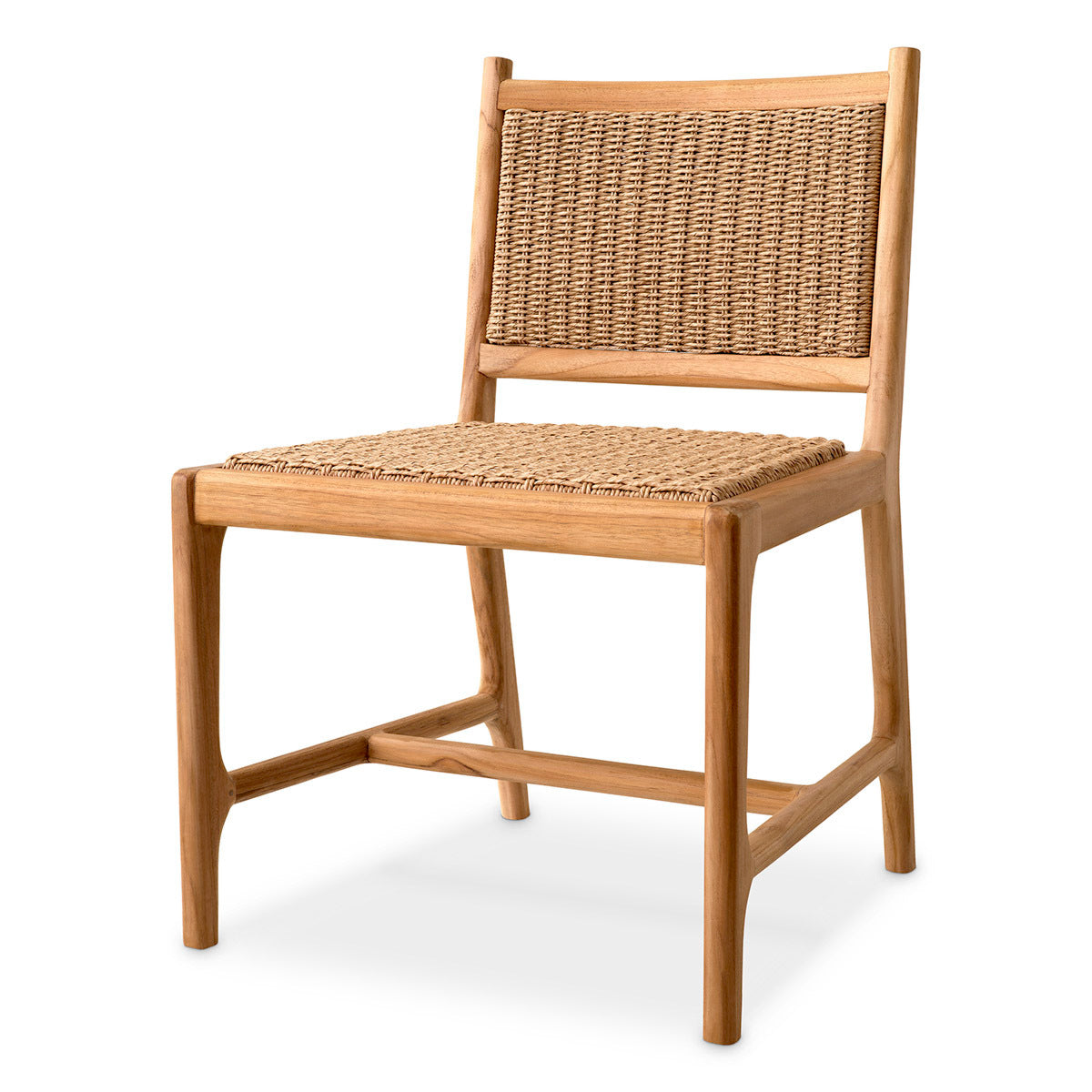 Weave Armless Outdoor Dining Chair Pivetti