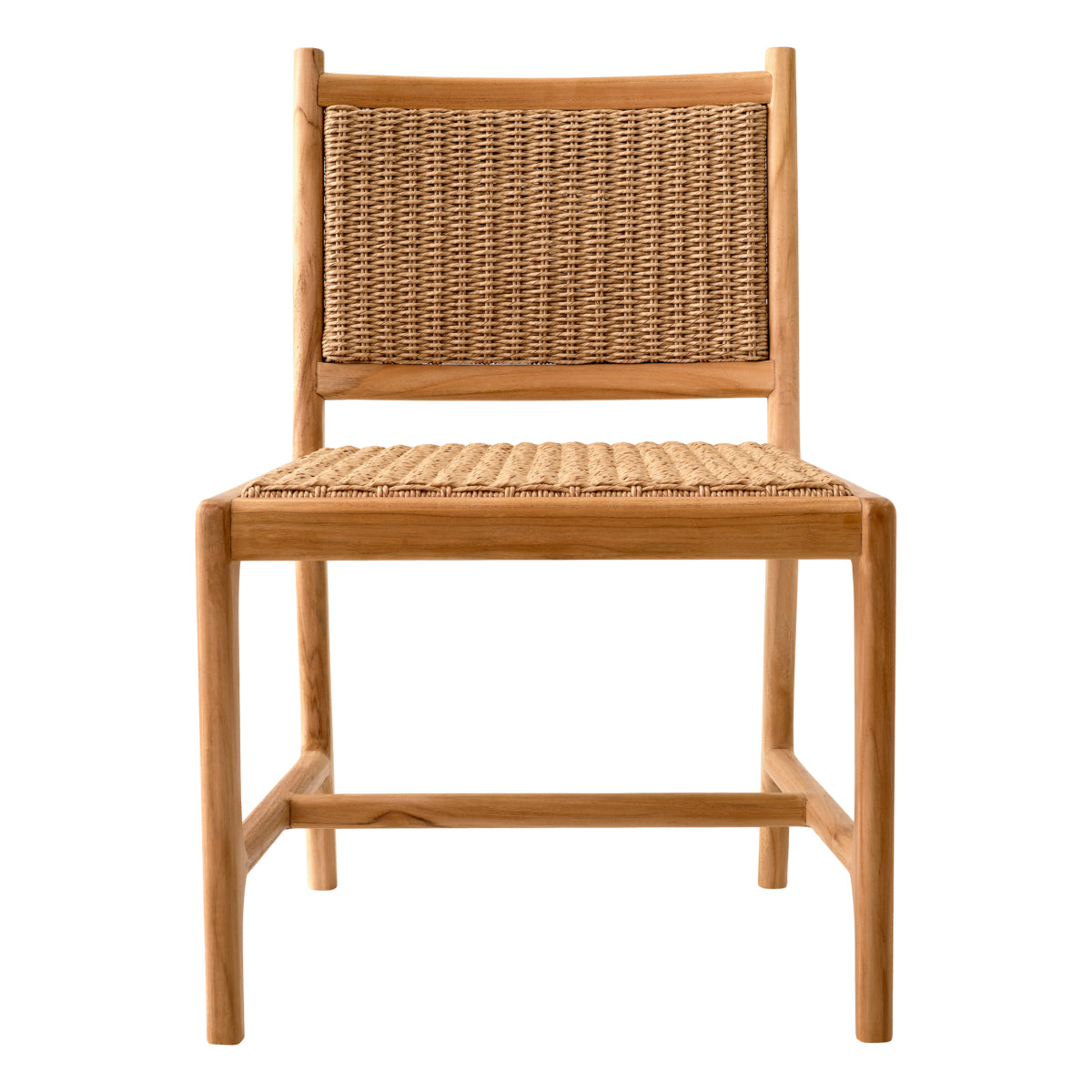 Weave Armless Outdoor Dining Chair Pivetti