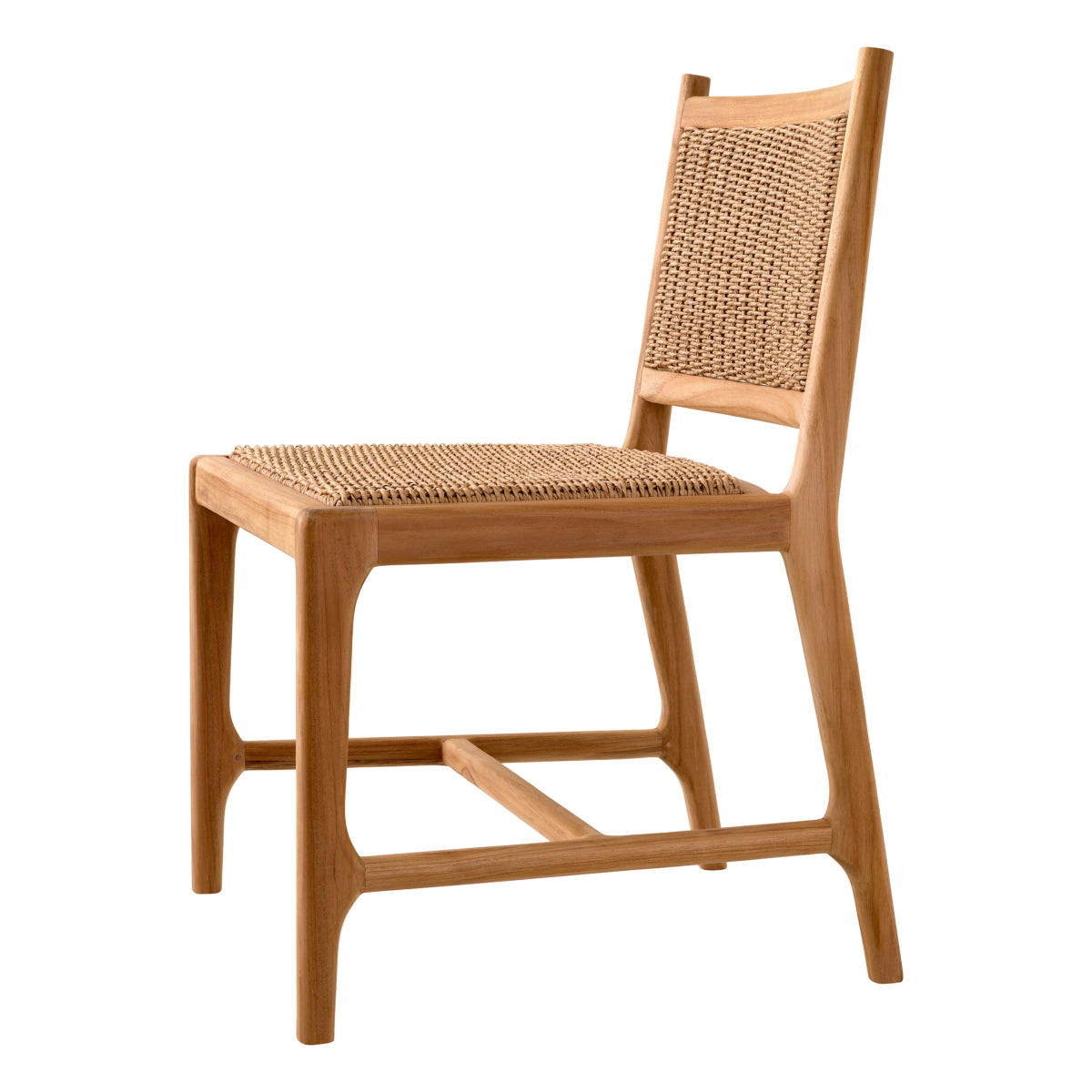 Weave Armless Outdoor Dining Chair Pivetti