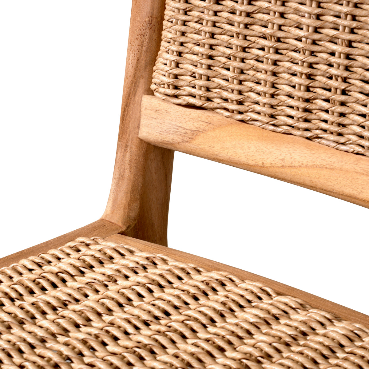 Weave Armless Outdoor Dining Chair Pivetti