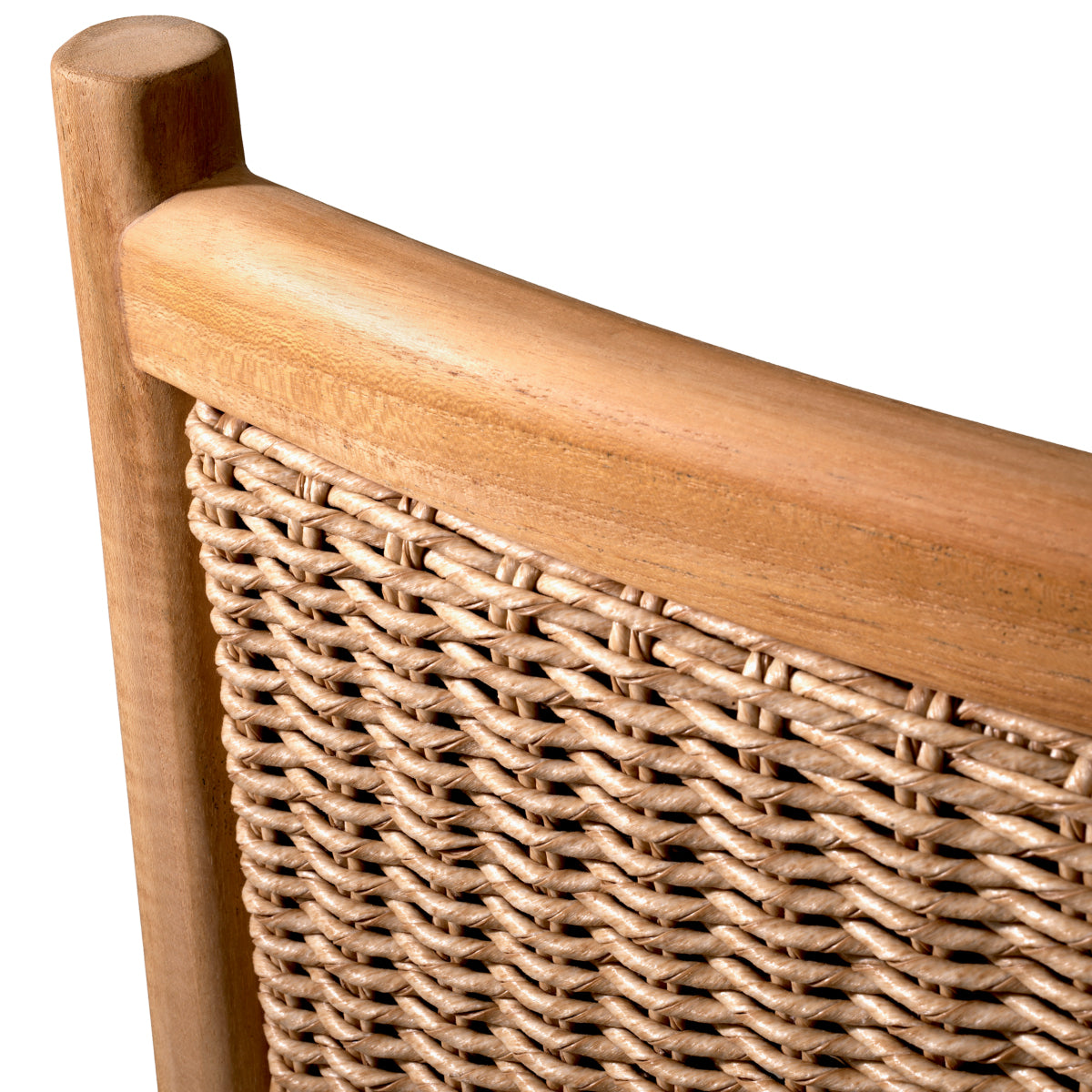 Weave Armless Outdoor Dining Chair Pivetti