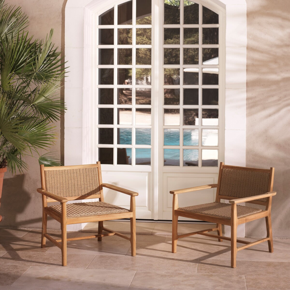 Teak Outdoor Lounge Chair Pivetti | Eichholtzmh.com