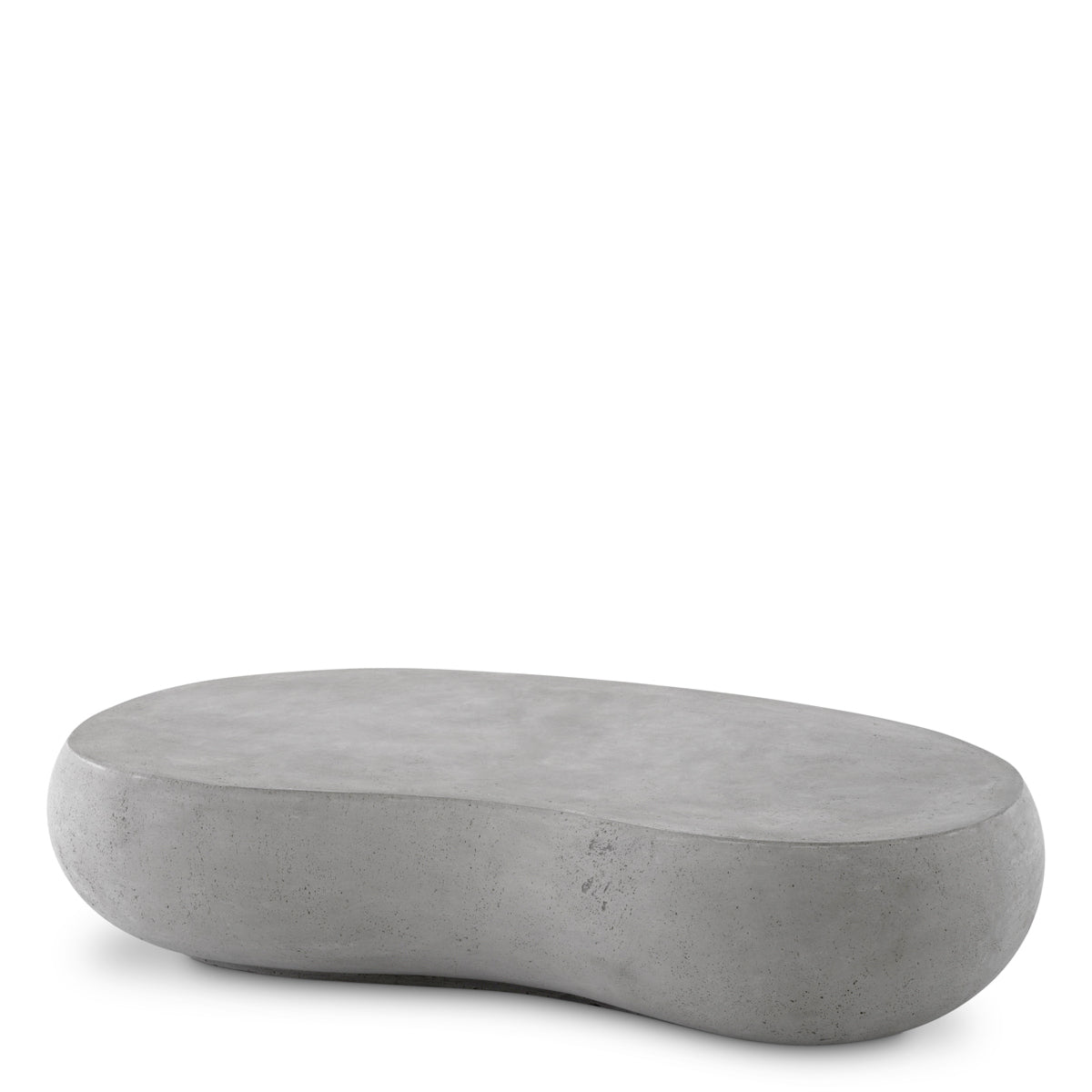 Gray Bean Shaped Outdoor Coffee Table Prime