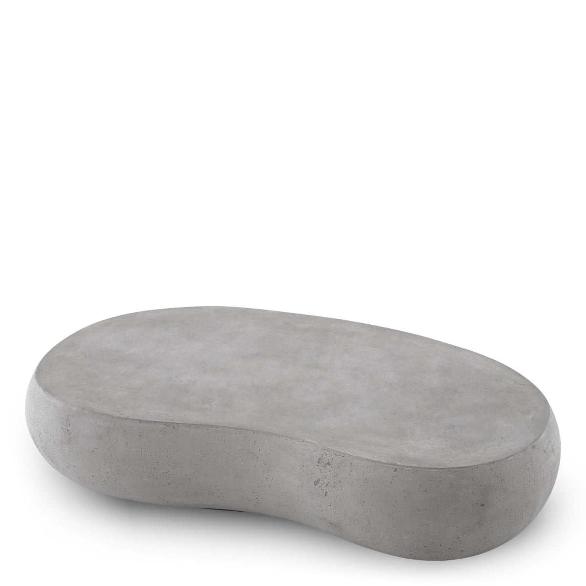 Gray Bean Shaped Outdoor Coffee Table Prime